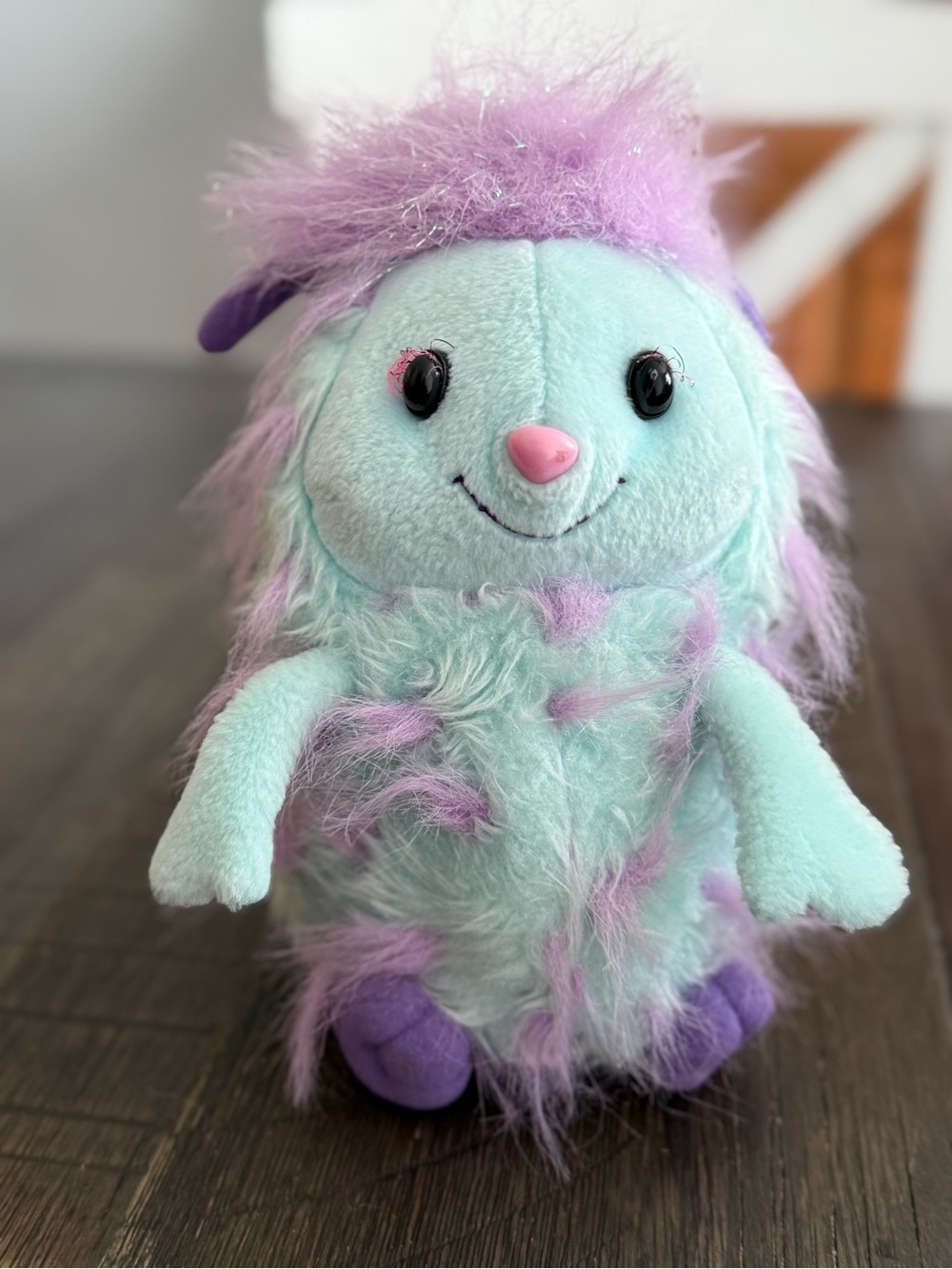 Vintage 2004 Mattel electronic plush toy of Bibble, the loyal puffball